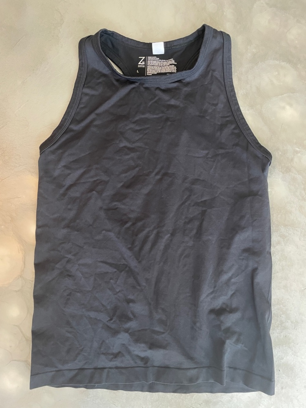 Zella Black Racerback Workout Tank